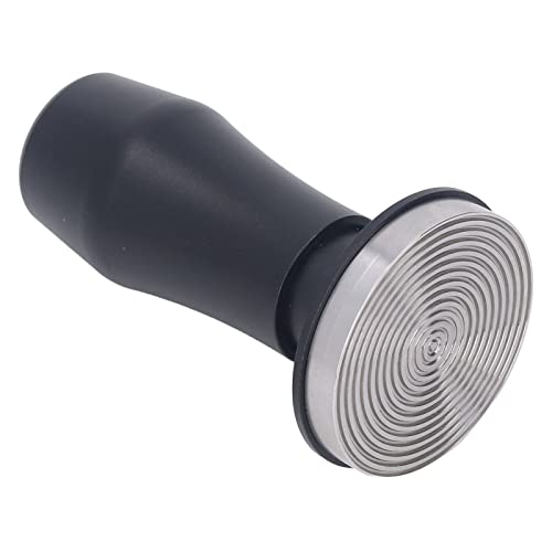 GYZOUKA Kaffeemanips Aluminiumlegierung Kalibrierte Manipulationskaffeepulverhammer mit Edelstahlbasis (58 Fadenbasis) von GYZOUKA