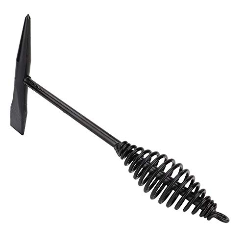GYZOUKA Schweiß-Schmelzhammer mit Schraubenfedergriff, Kegel- und Vertikalmeißelhammer, Werkzeug Zum Entfernen von Schweißschlacke (500 g) von GYZOUKA