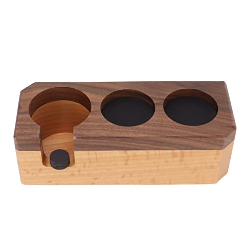 GYZOUKA Tampierstation Dickes Holz Anti -Schlupf -Matten Manipulations -Basis -Multifunktionsmanipulationshalter für 51 54 58 Mm Portafilter -Verteiler (S) von GYZOUKA