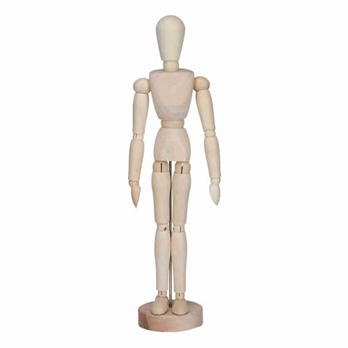 Künstler Zeichnung Manikin Artikuliertes Mannequin 12.99x2.75inch Holz Manikin Gelenkschannin mit Basis und Flexibles Körper Künstler Zeichnung Manikin Artikuliertes Mannequin 12.99x2.75inch Holz Manikin Gelenkschannin mit Basis und Flexibles Körper von GYZOUKA