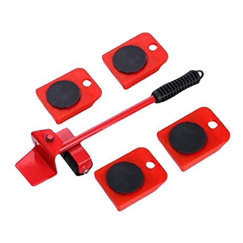 Möbelheber, ABS-Rolle, Stahl-Möbelgleiter-Set, Robuster Möbeltransporter, Möbelbewegungsrollen-Werkzeuge von GYZOUKA