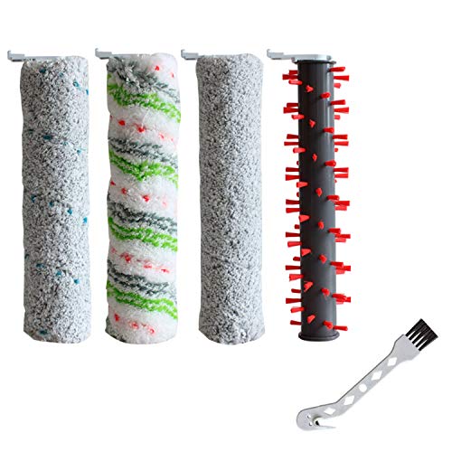 Gying 1 Mehrzweck-Hauptbürste +1 Haustier-Rollbürste +1 Teppichbürste +1 Bodenbürste für Bissell CrossWave Cordless Max Serie 2554 2590 2593 2596 Staubsauger (mit 1 Reinigungsbürste) von GYing