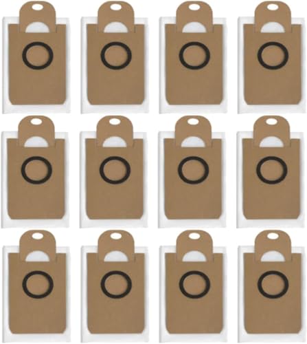 GYing 12 Stück Staubbeutel Zubehör für Proscenic Q8/Q8 Max Staubsauger，3L*12 Pcs, Ersatzteil Beutel Staubsaugerbeutel von GYing