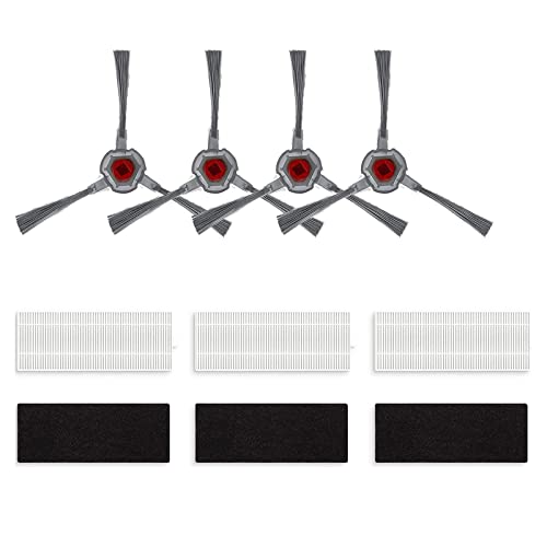 GYing Für yeedi Mop Station Serie Saugroboter Zubehör Kit Seitenbürsten HEPA-Filter von GYing