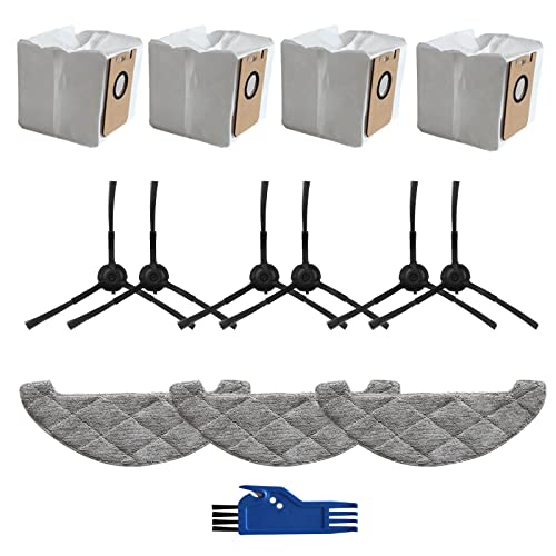 GYing Seitenbürste HEPA-Filter Mops Staubbeutel Roboter Staubsauger für AIRROBO T10+ Staubsauger Zubehör Ersatz von GYing