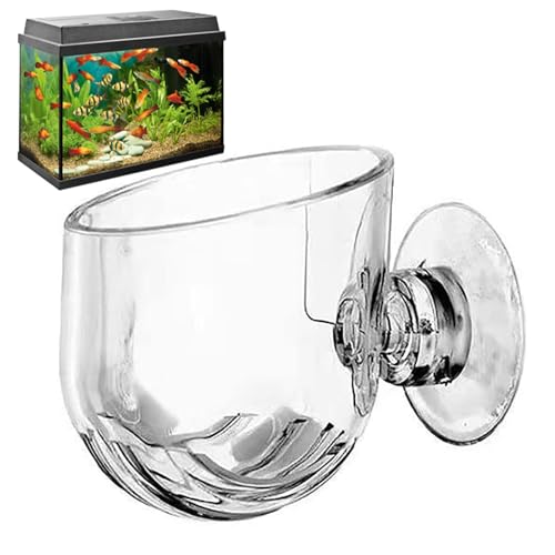 Aquarium-Pflanzenhalter, Acryl-Pflanzbecher mit Saugnapf, Aquarium-Ornamente für Kultivierung, Hydrokultur, Anzucht, Innenbereich, Garten, Teich von GZBMEZS