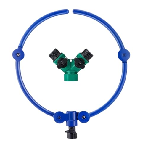 Bewässerungsringe für neue Bäume, Bewässerung, 360 Grad verstellbarer Sprinkler, Tropfbewässerung, Wassersystem zur Bewässerung von Gartenbeeten, Hinterhof, Sträuchern, Pflanzen, Outdoor-Pflanzen von GZBMEZS