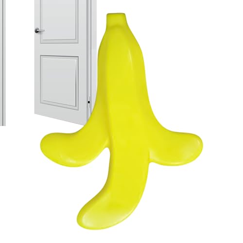 Dekorativer Türstopper | Flexibler Stopper in Bananenschalenform - Stoßdämpfende Polsterung Leiser Türstopper Für Wand Zuhause Arbeitsplatz Garage Hotel von GZBMEZS