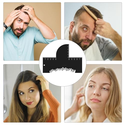 Friseur Vorlage Karte - Haarschneide-Schablone | Haarschneide Schablone Für Unisex Styling Rasur Trimmen Bart Schnurrbart Kontur von GZBMEZS
