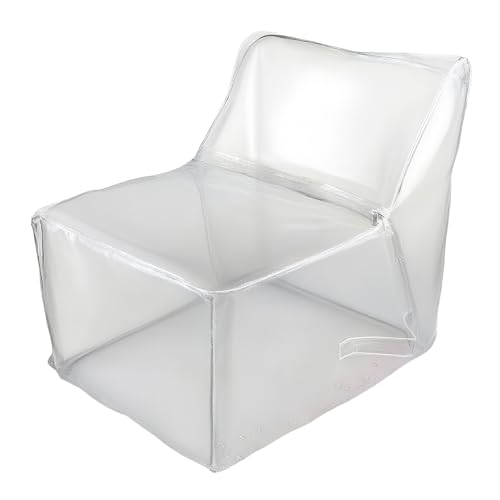 GZBMEZS Bean Bag Chair Cover,Reusable Plush Toy Organizer,Clear Plush Toy Storage Organizer Bean Bag For Bed Relaxing Room Sofa Playing Dorm Couch Bedroom Floor von GZBMEZS