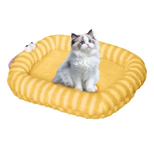 GZBMEZS Großes Katzenbett, süße Katzen-Couch, warmes Hundebett, große Plüschmatte, schlafendes Haustierzubehör für den Winter, kleine Welpen, Kätzchen, drinnen und draußen, Schlafzimmer, Wohnzimmer GZBMEZS Großes Katzenbett, süße Katzen-Couch, warmes Hundebett, große Plüschmatte, schlafendes Haustierzubehör für den Winter, kleine Welpen, Kätzchen, drinnen und draußen, Schlafzimmer, Wohnzimmer von GZBMEZS