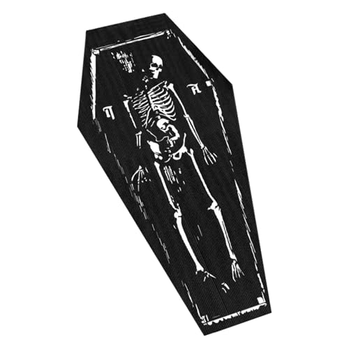 GZBMEZS Halloween-Fußmatte, Gothic-Eingang, Willkommensmatte, Tür, waschbar, rutschfest, für Boden, Innenbereich, Badezimmer, Außen, Herbst, Eingang, , Küche von GZBMEZS