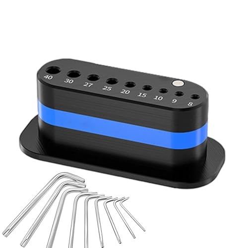 GZBMEZS Inbusschlüssel Ständer - Sechskant-Schlüsselhalter Organizer,Präzisions-Rutschfeste Schnellspanner Für Mechaniker Elektriker Techniker GZBMEZS Inbusschlüssel Ständer - Sechskant-Schlüsselhalter Organizer,Präzisions-Rutschfeste Schnellspanner Für Mechaniker Elektriker Techniker von GZBMEZS