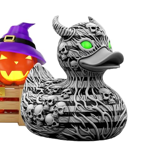 GZBMEZS Resin-Statue - Kunstharz Skelett Enten Figur | Deko Ornament Für Vitrine Schreibtisch Nachttisch Wohnzimmer Eingangsbereich Apartment von GZBMEZS