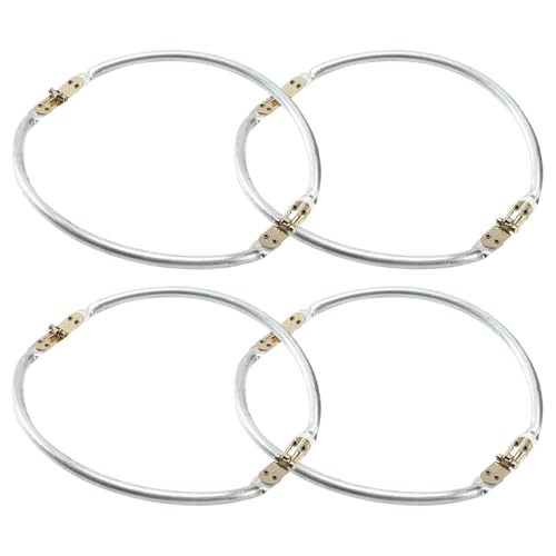 GZBMEZS Tasche Clasps, Portemonnaie Bastelrahmen Nähen, 4 Teile Aluminium Schloss 23 cm Ersatz Für Handtaschen Clutch Reparatur Basteln von GZBMEZS