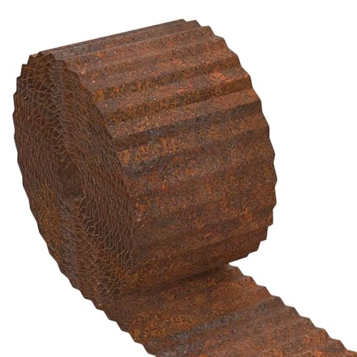Garteneinfassung, 100 cm, gewellte, flexible Zäune, Rasenkante für Wand, Außenbereich, Auffahrt, Kies, Blumenbeet, Pool, Weg, Spielplatz Garteneinfassung, 100 cm, gewellte, flexible Zäune, Rasenkante für Wand, Außenbereich, Auffahrt, Kies, Blumenbeet, Pool, Weg, Spielplatz von GZBMEZS