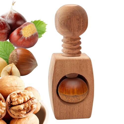 Nussknacker aus Holz, Nussknacker, Schraubenknackwerkzeug, tragbarer Schalenöffner für Haselnüsse, Pekannüsse, Kastanien, tägliches Kochen, Snacks, Reisen, Picknicks, Backen, Camping, Party, Urlaub Nussknacker aus Holz, Nussknacker, Schraubenknackwerkzeug, tragbarer Schalenöffner für Haselnüsse, Pekannüsse, Kastanien, tägliches Kochen, Snacks, Reisen, Picknicks, Backen, Camping, Party, Urlaub von GZBMEZS