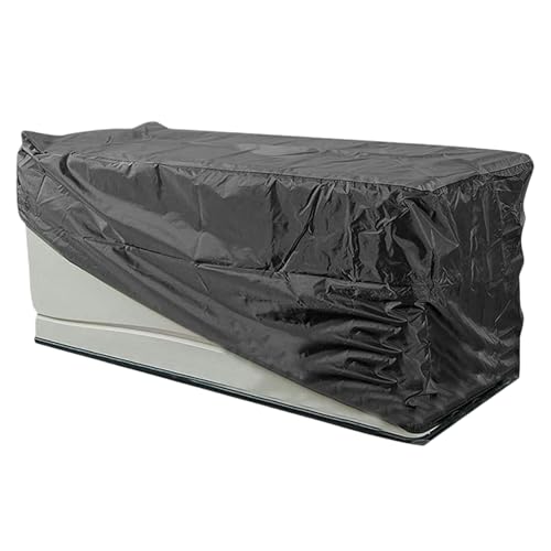 Outdoor-Aufbewahrungsbox-Abdeckung, für alle Jahreszeiten, wetterbeständig, wetterfest, für Pool, Marine, Camping, Dock, Garage, Balkon, , Garten, , Rasen, Hinterhof, Terrasse von GZBMEZS