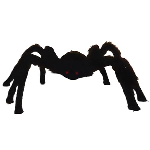 Riesenspinne | Furchteinflößende Riesenspinnen | Realistische Halloween-Deko Für Garten Innen Außen Terrasse Balkon Gruselhaus Dekoration Riesenspinne | Furchteinflößende Riesenspinnen | Realistische Halloween-Deko Für Garten Innen Außen Terrasse Balkon Gruselhaus Dekoration von GZBMEZS