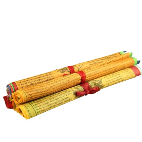 Tibetische Gebetsfahnen - 20 Stück Buddhistische Zen Flaggenbanner | 25x15 Cm Friedliche Dekoration Tibetische Gebetsflaggen Für Wand Hof Außenbereich Innenbereich Spirituelle Atmosphäre Tibetische Gebetsfahnen - 20 Stück Buddhistische Zen Flaggenbanner | 25x15 Cm Friedliche Dekoration Tibetische Gebetsflaggen Für Wand Hof Außenbereich Innenbereich Spirituelle Atmosphäre von GZBMEZS