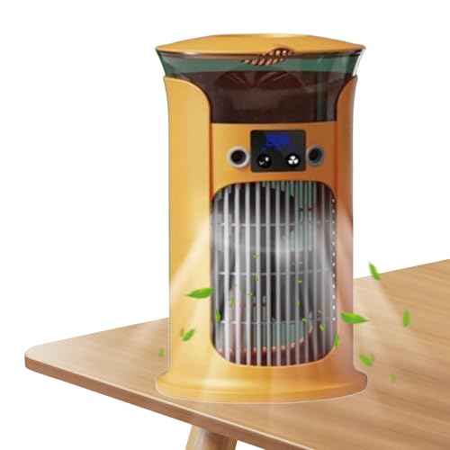 Tragbarer Luftkühler - Befeuchtender Tischventilator - Kompaktes Kühlgerät Mit LED-Beleuchtung Und 3 Geschwindigkeitsstufen Für Kinderzimmer Büro Camping Tragbarer Luftkühler - Befeuchtender Tischventilator - Kompaktes Kühlgerät Mit LED-Beleuchtung Und 3 Geschwindigkeitsstufen Für Kinderzimmer Büro Camping von GZBMEZS