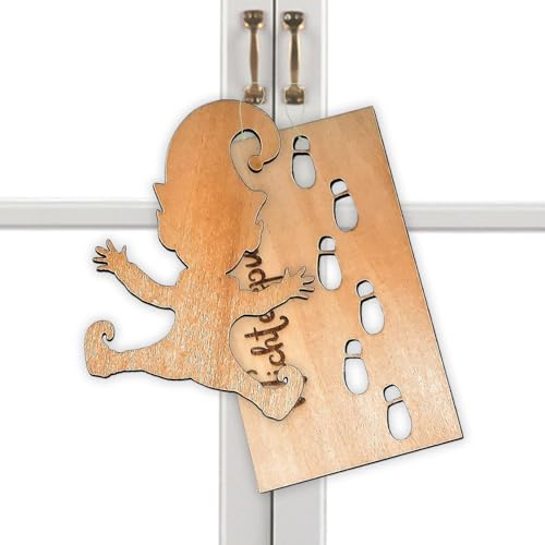 Zwergen-Schablone Fußabdrücke, Weihnachtsvorlage für Innendekorationen, Holz-Fußabdruck-Schablonen für Böden, Weihnachtsbodenschablone, Fußabdruck, Fensterdekorationen Zwergen-Schablone Fußabdrücke, Weihnachtsvorlage für Innendekorationen, Holz-Fußabdruck-Schablonen für Böden, Weihnachtsbodenschablone, Fußabdruck, Fensterdekorationen von GZBMEZS