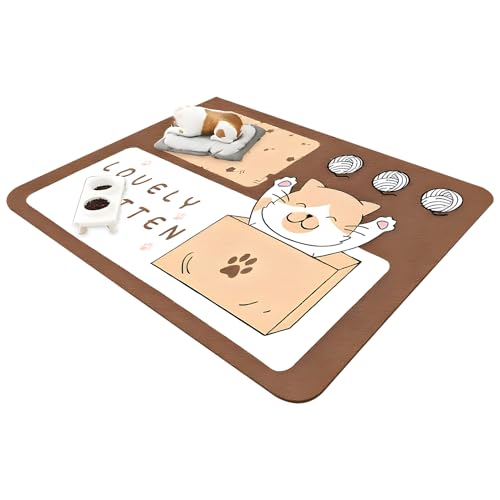 wasserdichte Bodenmatte Für Haustiere,wasserdichte Teppiche & Unterlagen für Haustiere - Saugfähige Schutzdecke Für Futter- Und Wassernapf Bei Stubenreinheit Von Kätzchen wasserdichte Bodenmatte Für Haustiere,wasserdichte Teppiche & Unterlagen für Haustiere - Saugfähige Schutzdecke Für Futter- Und Wassernapf Bei Stubenreinheit Von Kätzchen von GZBMEZS