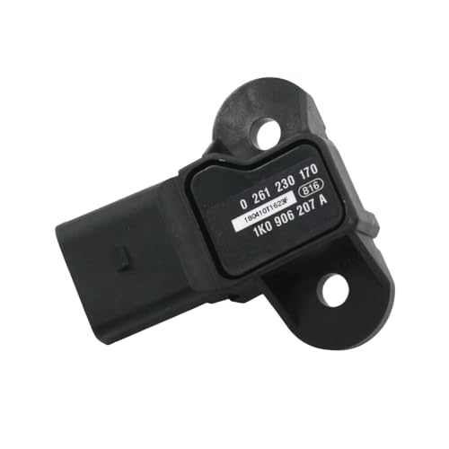 Intake Manifold Air Boost Drucksensor 0261230170 1K0906207A für VW Golf Udi S4 S5 Q7 von GZCHUMU