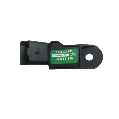GZCHUMU MAP Sensor 1920AJ, 0261230043, 9639381480 für Peugeot, Citroen 106, Partner, 206, 307, 807, 407, 1007, 207 - Drucksensor, Flanschmontage, Analogausgang, Automotive, Ladedruckmessung von GZCHUMU