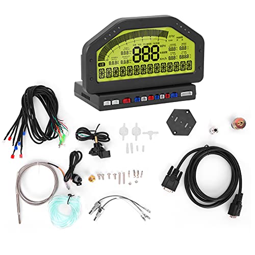 Dashboard-LCD-Anzeige, Dash Racing Display aus Kunststoff mit hoher Leistung für Autofahrer von GZD