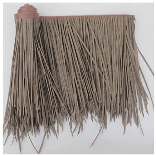 Künstliches Stroh Palmenblätter Strohdach-Rolle Palmdach Paneele Flammhemmende Grasdach Strohfliesen aus PE-Kunststoff für Tiki-Bar Garten Strandschir Dekoration 0,5 X 1m(Colour: Yellow a) (Color : Y von GZDCPHDPB