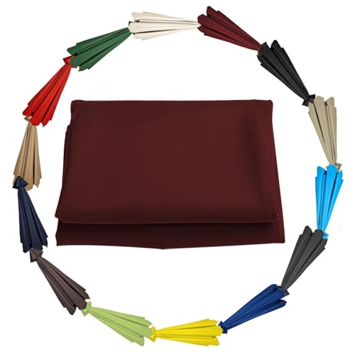 GZDXBF Sonnenschirm Bespannung Für Ampelschirm - 200cm 270cm 300cm 6/8 Streben - Sonnenschirmbezug Ersatzbezug - Uv-Schutz Ersatzstoff(Color:Burgundy,Size:8 ribs-3m(9.8ft)) von GZDXBF
