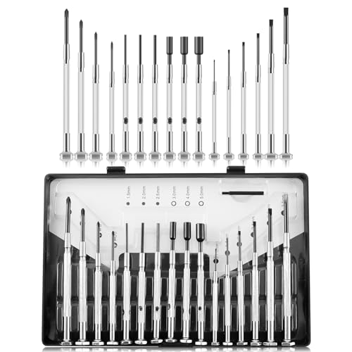 GZEINB 17 in 1 Mini Feinmechaniker Schraubendreher Set, Uhrmacherwerkzeug Set, Eyeglass und Uhrmacher Repair Kleine Schraubenzieher Präzisionsschraubendreher GZEINB 17 in 1 Mini Feinmechaniker Schraubendreher Set, Uhrmacherwerkzeug Set, Eyeglass und Uhrmacher Repair Kleine Schraubenzieher Präzisionsschraubendreher von GZEINB