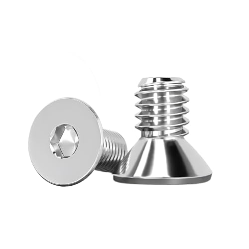 GZEINB 50 Stück M5*16MM 304 Edelstahl Senkkopfschrauben,DIN 7991 A2 V2A Metall Senkkopf Vollgewinde Schrauben,Innensechskant Senkschrauben Senkkopfschrauben mit Metrischen(50, M5*16MM) GZEINB 50 Stück M5*16MM 304 Edelstahl Senkkopfschrauben,DIN 7991 A2 V2A Metall Senkkopf Vollgewinde Schrauben,Innensechskant Senkschrauben Senkkopfschrauben mit Metrischen(50, M5*16MM) von GZEINB