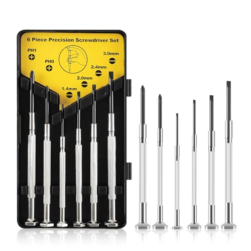 GZEINB 6 in 1 Mini Feinmechaniker Schraubendreher Set,Uhrmacherwerkzeug Set, Brillen und Uhrmacher Repair Gläser Kleine Schraubenzieher Präzisionsschraubendreher GZEINB 6 in 1 Mini Feinmechaniker Schraubendreher Set,Uhrmacherwerkzeug Set, Brillen und Uhrmacher Repair Gläser Kleine Schraubenzieher Präzisionsschraubendreher von GZEINB