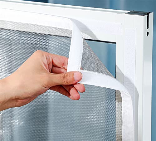 GZGLZDQ DIY Fliegengitter für Fenster, Selbstklebendes Moskitonetz für Fenster, Zuschneidbar Fenstergitter für Insekten, Transparentes Katzennetz, Fliegengitter, Moskitonetz, Insektenschutz von GZGLZDQ