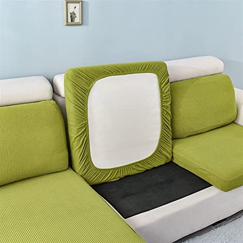 GZGLZDQ Sofabezug Möbel-Sitzkissen-Schutz Für Passt Couch, Sessel, Loveseat Oder Chaise Lounge Für Haustiere Kinder Stretch Waschbar Abnehmbar Slipcover (Farbe : Dark Green, Größe : L50-63cm) von GZGLZDQ