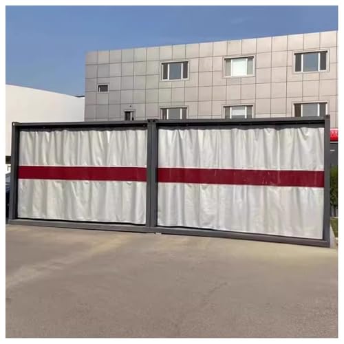 Schweißschutzvorhang Mit Transparenten FR-Fenstern, Hochleistungs-Schweißdecke, Feuerfest, Silikonbeschichtet Und Fiberglas-Schweißschutz, Für Den Industriellen Und Privaten Gebrauch(1.7x2.5 m/5.6x8.3 von GZHERVICES