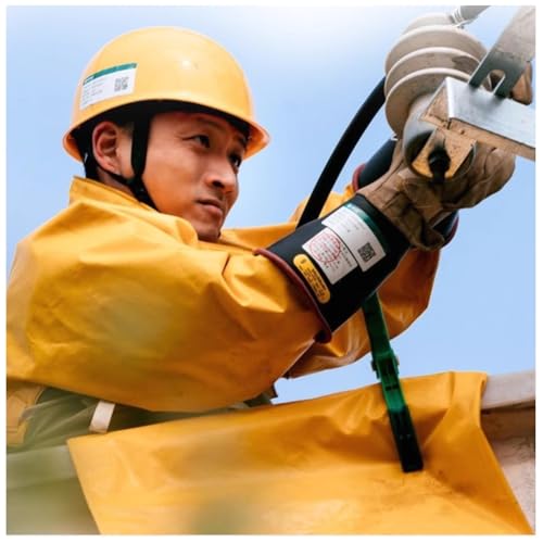 Sicherheitsarbeitsmatte für Elektriker, Isolierende Harzschutzdecke, Hochspannungs-Arbeitskit - 0,4/10 KV(Yellow-0.4kv,800x1000mm) von GZHERVICES