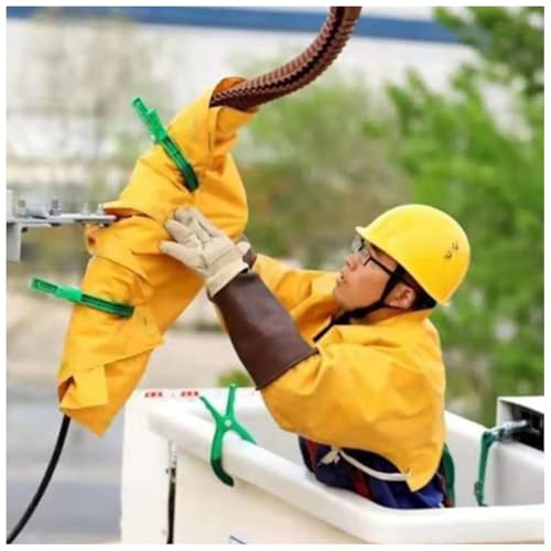 Sicherheitsarbeitsmatte für Elektriker, tragbare Hochspannungsschutzmatte, Isoliertuch für die Wartung, Isolierharzdecke, Hochspannungs-Arbeitskit - 0,4/10 KV(Yellow-10kv,39.37x39.37in) von GZHERVICES