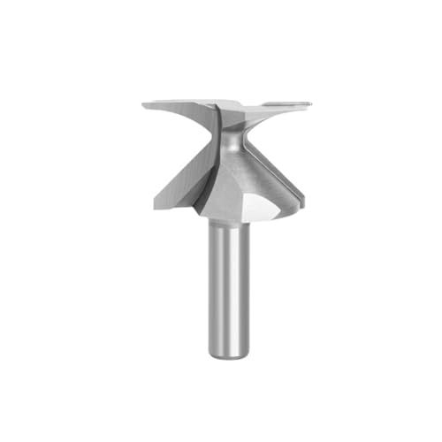 GZHXF 1 Stück 1/4 Griff 1/2 Griff Bogenintegriertes Messer 2 Eier, 3 Eier mit Nähten Holzbearbeitungsfräser Schneidewerkzeug von GZHXF
