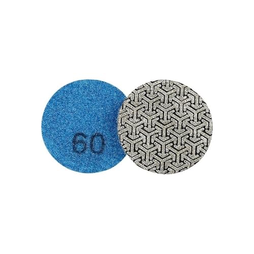 GZHXF 1 Stück 2 Zoll - 6 Zoll galvanisierte Diamant-Polierpads for schnellen Entfernen von Fliesen, Glas, Beton, Stein, Metall, Schleifen und Polieren, Körnung 60, 100, 200, 400 GZHXF 1 Stück 2 Zoll - 6 Zoll galvanisierte Diamant-Polierpads for schnellen Entfernen von Fliesen, Glas, Beton, Stein, Metall, Schleifen und Polieren, Körnung 60, 100, 200, 400 von GZHXF