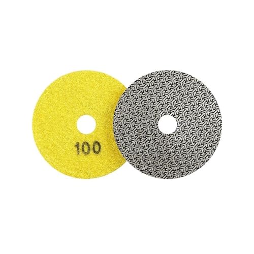 GZHXF 1 Stück 2 Zoll - 6 Zoll galvanisierte Diamant-Polierpads for schnellen Entfernen von Fliesen, Glas, Beton, Stein, Metall, Schleifen und Polieren, Körnung 60, 100, 200, 400 GZHXF 1 Stück 2 Zoll - 6 Zoll galvanisierte Diamant-Polierpads for schnellen Entfernen von Fliesen, Glas, Beton, Stein, Metall, Schleifen und Polieren, Körnung 60, 100, 200, 400 von GZHXF