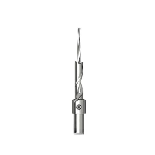 GZHXF 1 Stück Schneiddurchmesser 3 mm - 8 mm Senkbohrer for die Holzbearbeitung, zweistufiges Schraubenmuster mit Doppellochöffner-Bit, Schnellarbeitsstahl-Salatbohrer, Stufenbohrer von GZHXF