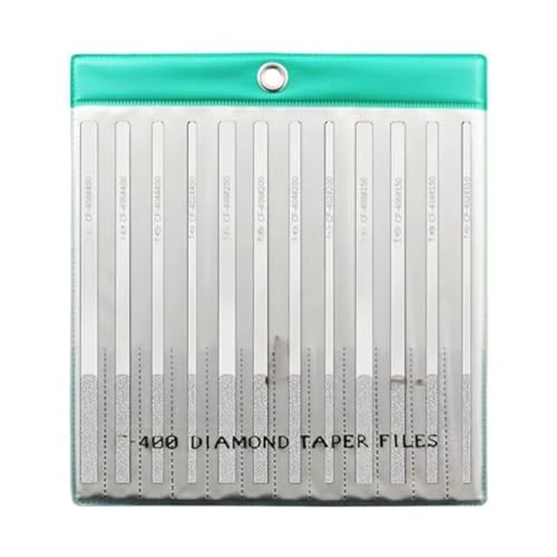 GZHXF 12 stücke Beste Ultra Dünne Flache Schräge Diamant Datei CF400 Entgraten Dateien Werkzeug Set Großhandel Hand Werkzeuge Entfernung Feuer Muster von GZHXF