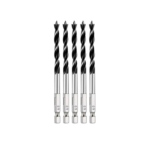 GZHXF 3//4/5/7 STÜCKE 3/4/5/6/7/8/10 Mm 1/4 Sechskantgriff Dreispitz-Holzbearbeitungsbohrer-Set Holzbearbeitungsloch-Reib-Elektrowerkzeug von GZHXF