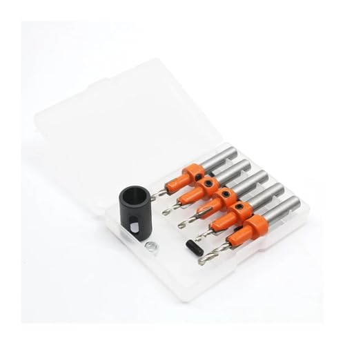 GZHXF 5-teiliges Set Bit Senker 8mm Bohrer Grenze Bohrtiefe Holzbearbeitung Schaft Schraube Extractor Abriss Holz Bohren GZHXF 5-teiliges Set Bit Senker 8mm Bohrer Grenze Bohrtiefe Holzbearbeitung Schaft Schraube Extractor Abriss Holz Bohren von GZHXF