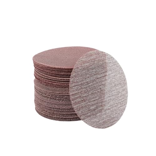 GZHXF 60 STÜCKE 5 Zoll Schleifscheiben 80 100 120 180 240 320 Grit Mesh Schleifstaubfreies Schleifpapier Sortiment for Die Holzbearbeitung Haken und Schleife von GZHXF