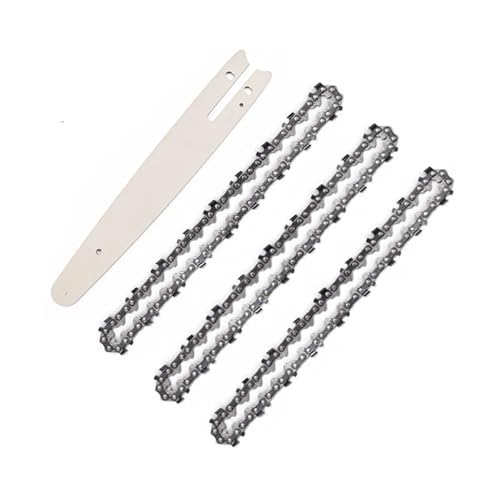 GZHXF Elektrische Kettensäge 4 6 8 Zoll Kettenführungsschienensatz Akkusäge 1/4''P Minisäge Holzschneider Ersatzwerkzeuge Zubehör von GZHXF