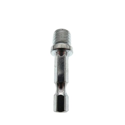 GZHXF M14 M10 Elektrische Bohrmaschine Winkelschleifer Pleuelschraube 14/10 mm Gewindeadapter Sechskantstange Umbaustange Spannfutter Verbindungswerkzeug 1/2/4 Stück von GZHXF
